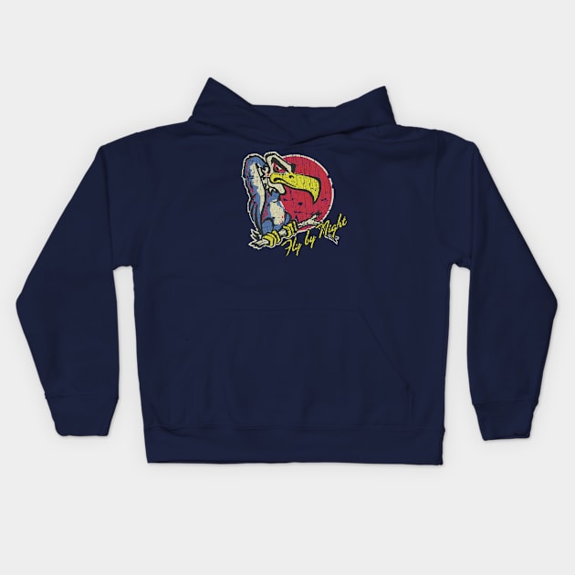 Fly by Night 1975 Kids Hoodie by JCD666